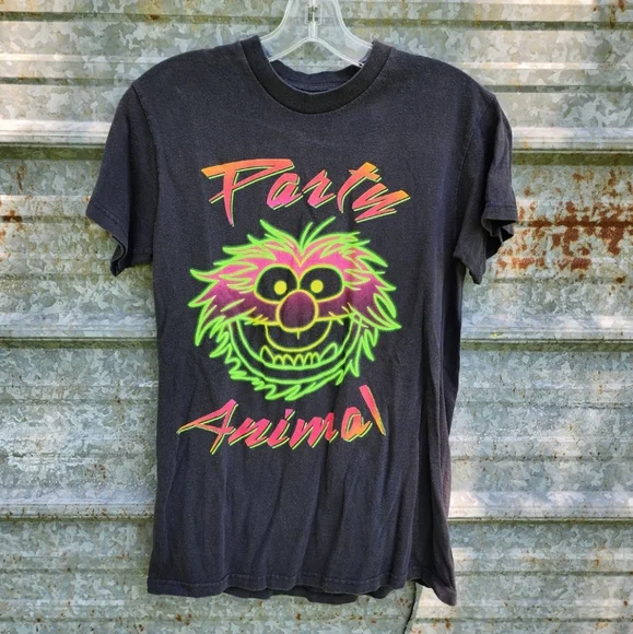 Muppets Party Animal T-Shirt - Heather Red Cotton Blend, Officially Licensed - View #8